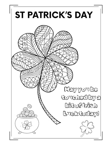 AFGP Coloring Page - St. Patrick's Day
