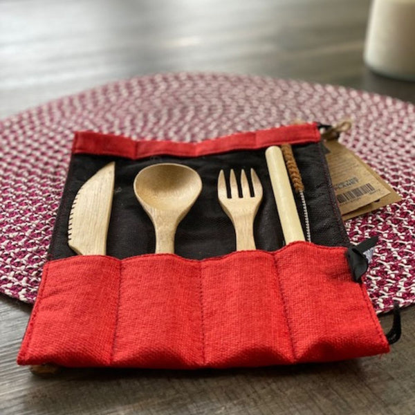 Bamboo Reusable Utensil Set