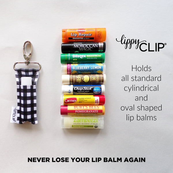 Plum Floral Lippy Clip®| Lip Balm Holder