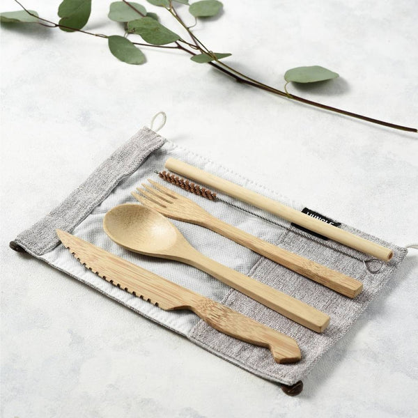 Bamboo Reusable Utensil Set