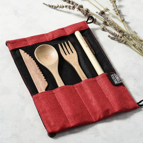 Bamboo Reusable Utensil Set